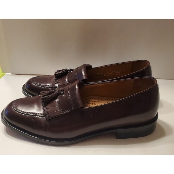 Bostonian First Flex Brown Leather Men’s 10 M Slip On Dress Shoes - Picture 3 of 5